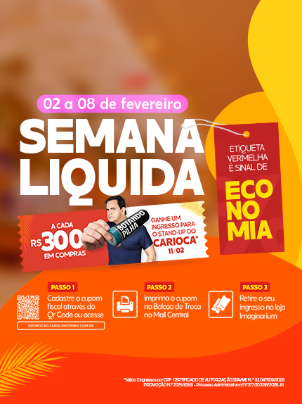Semana líquida –  Stand-up do Carioca